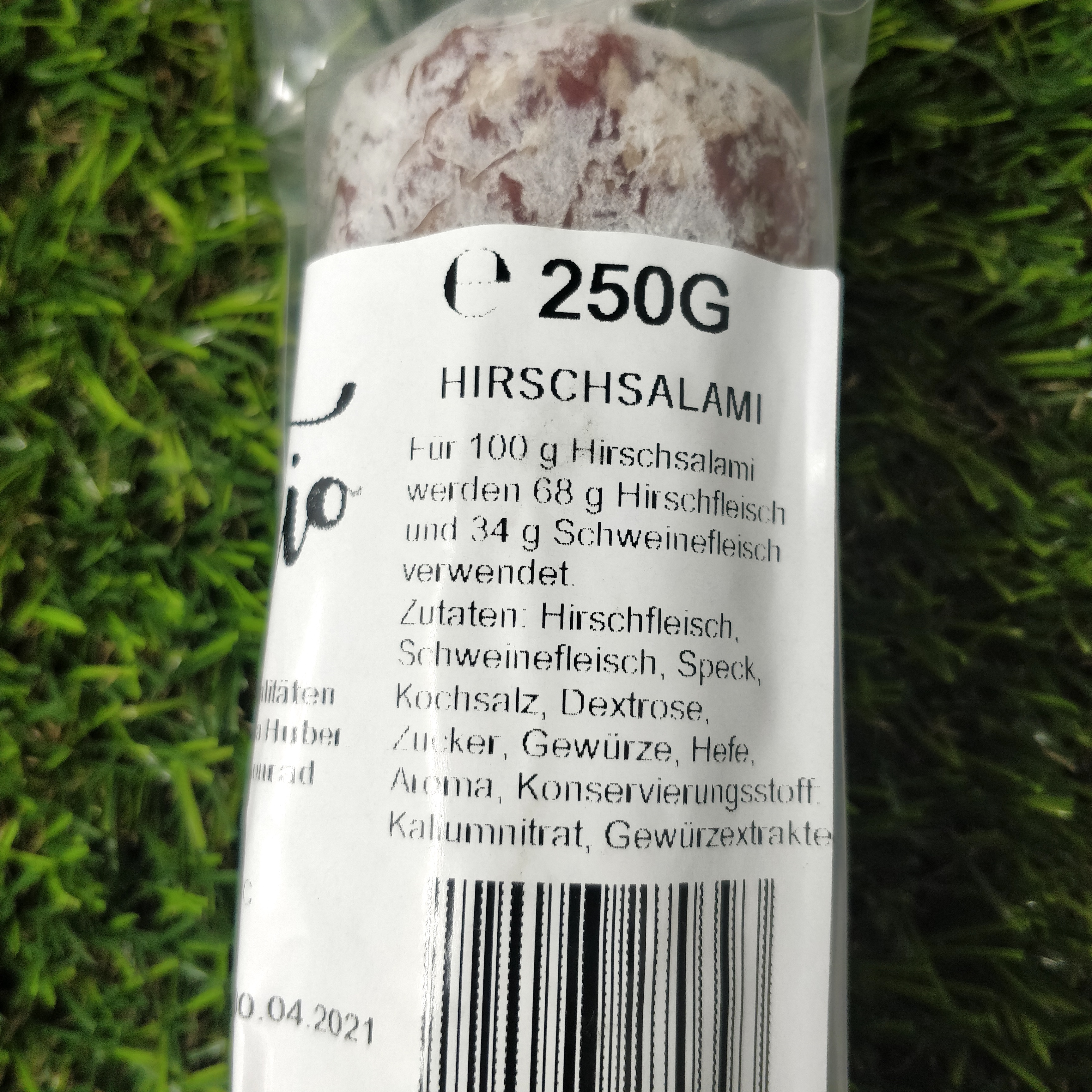 Hirschsalami 250g