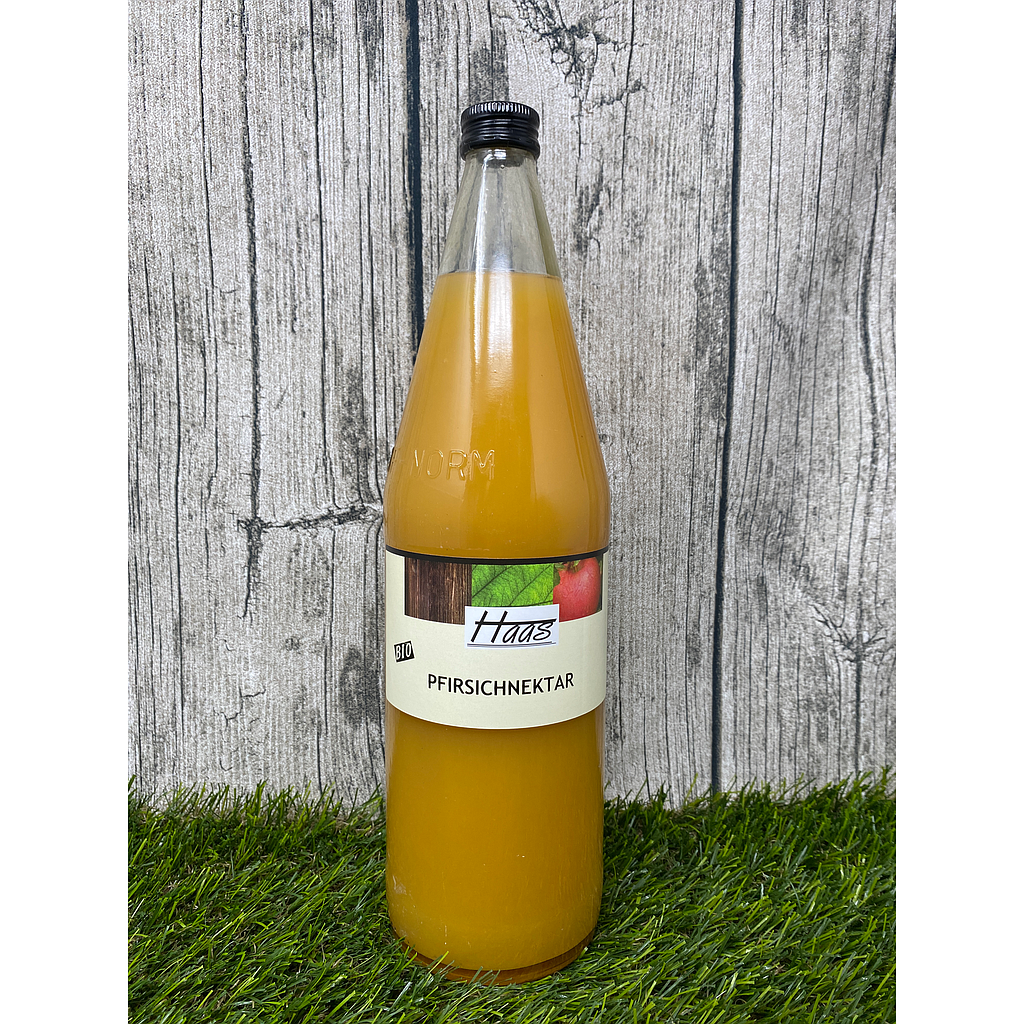 Haas Bio Pfirsichnektar 1l